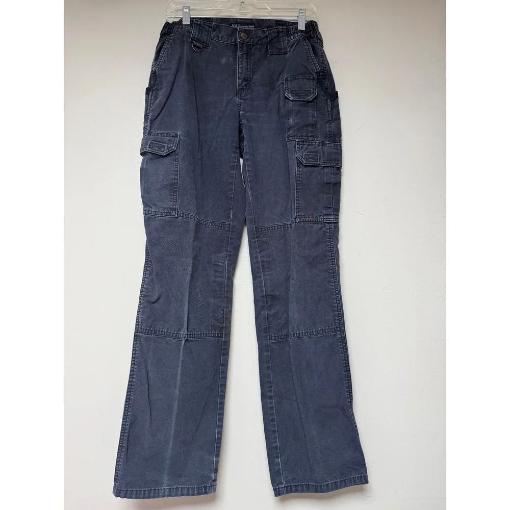 5.11 Tactical Series Cargo Pants Womens Size 6 Long‎ Dark Gray Cotton